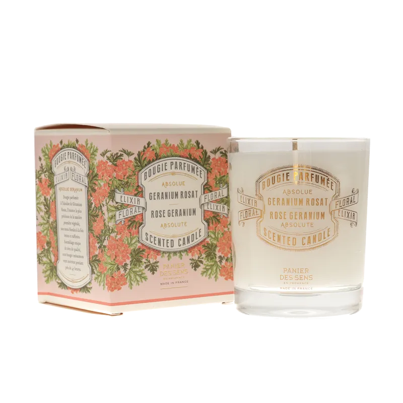 Panier Des Sens Rose Geranium Scented Candle