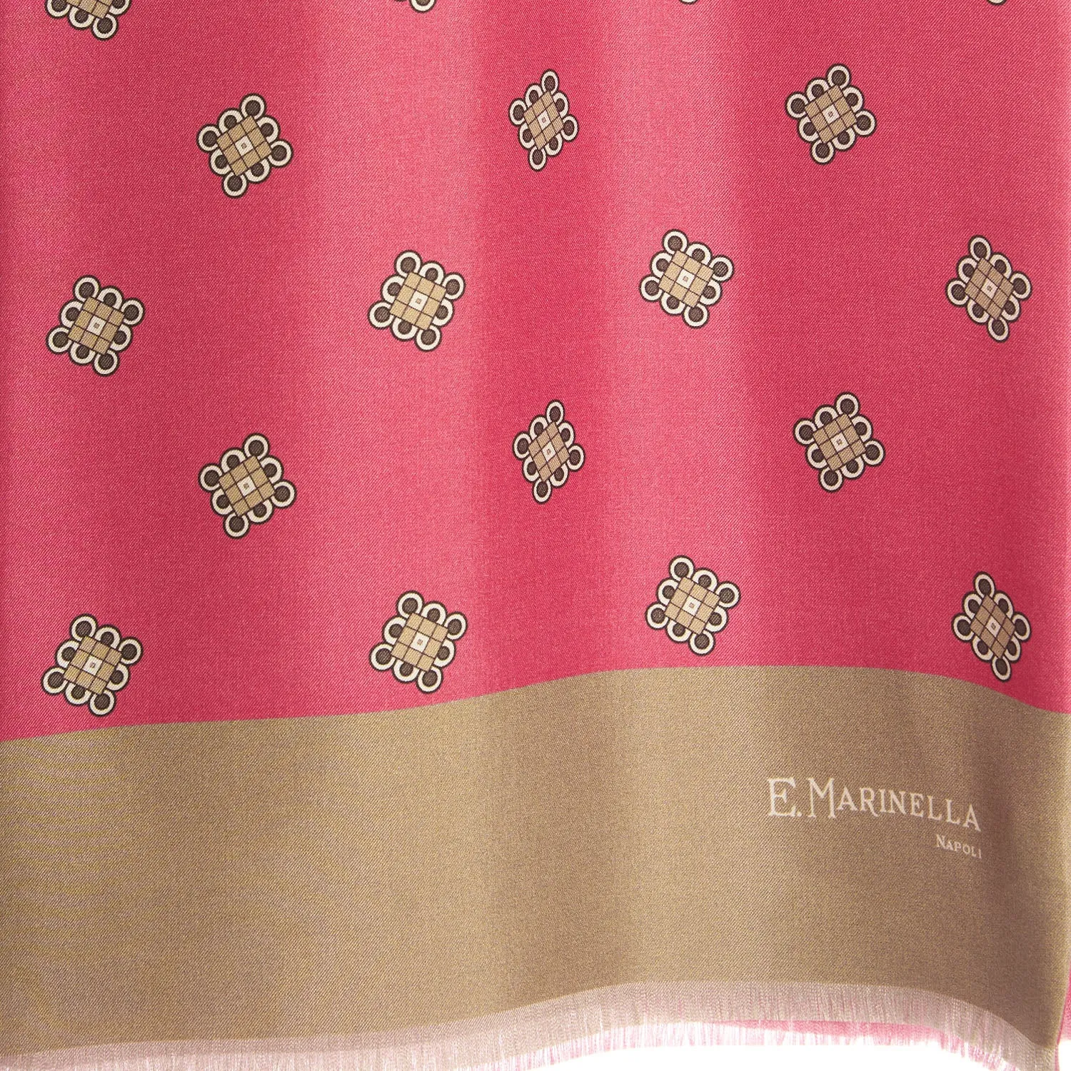 PINK DOUBLE SILK SCARF