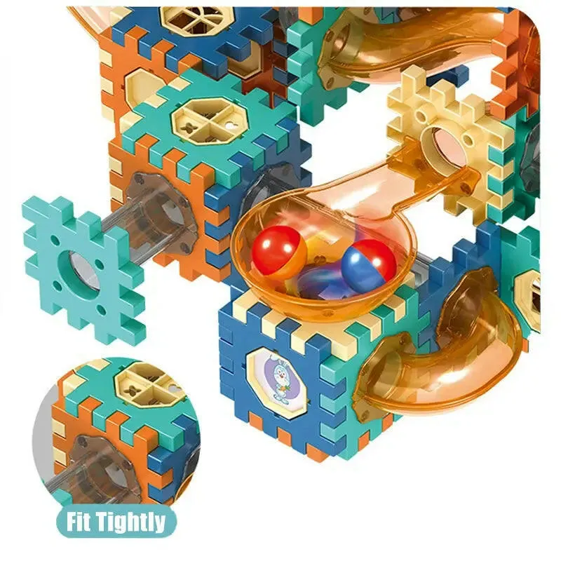 Pipeline Rolling Ball Building Blocks - 125 Pieces