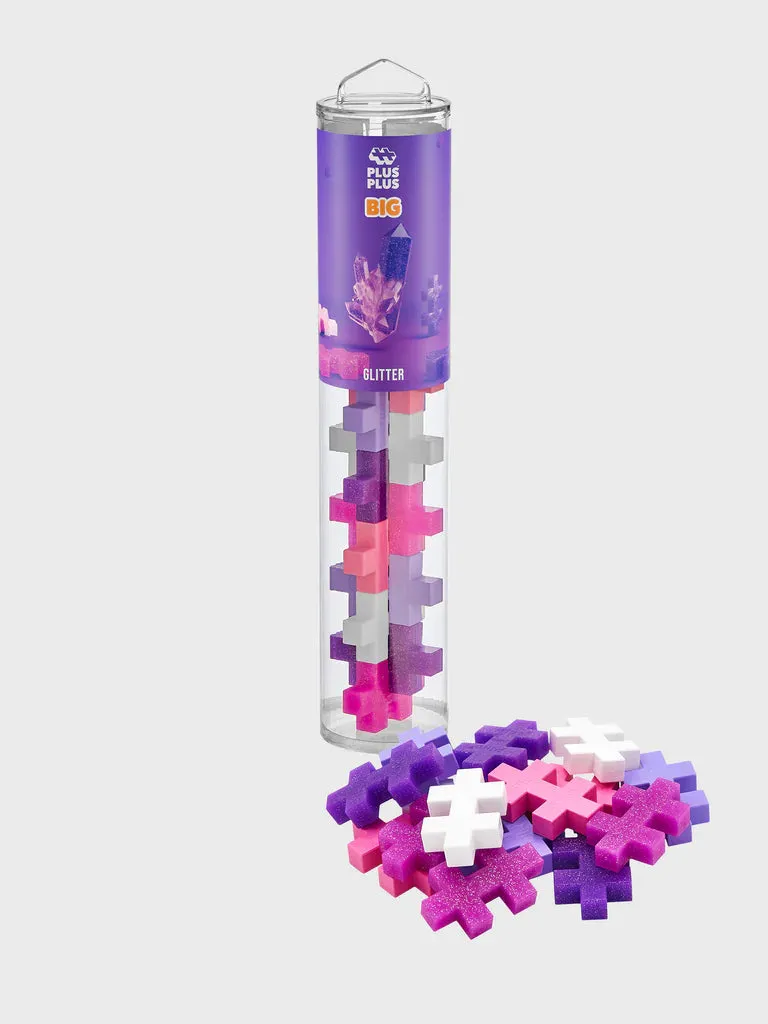 Plus-Plus BIG Glitter Colour Mix Tube