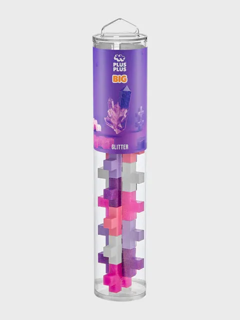 Plus-Plus BIG Glitter Colour Mix Tube