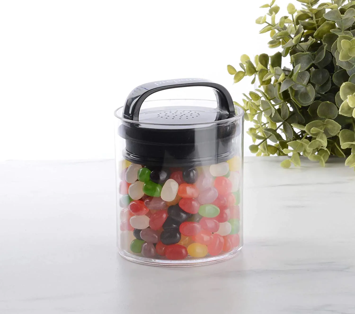 Prepara Evak Airtight Small Storage Container – Black Gloss Handle – 16oz