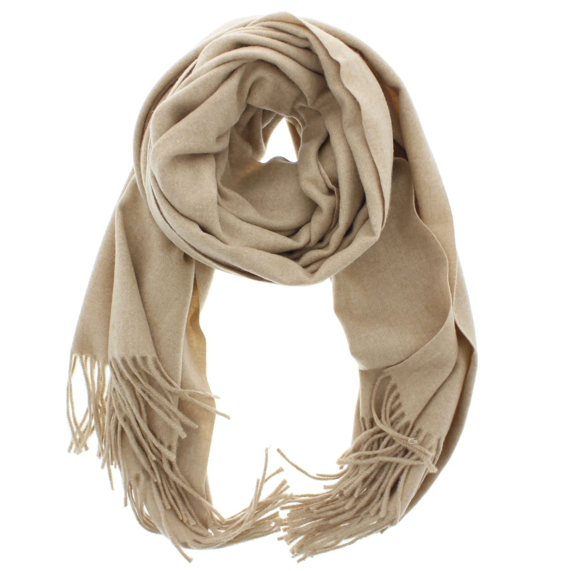 Soft Plain Wide Winter Scarf