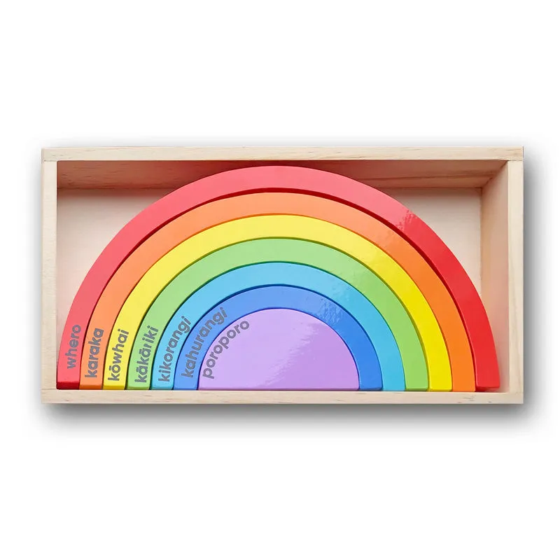 Te Reo Māori Rainbow Blocks