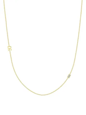 The Initial Necklace 14K - 1 Letter