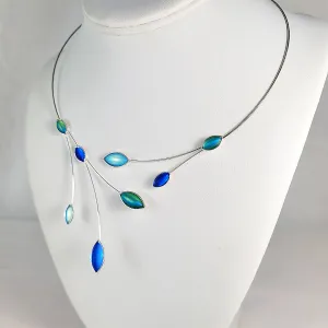 Unique Handmade Czech and German Glass Beads Necklace