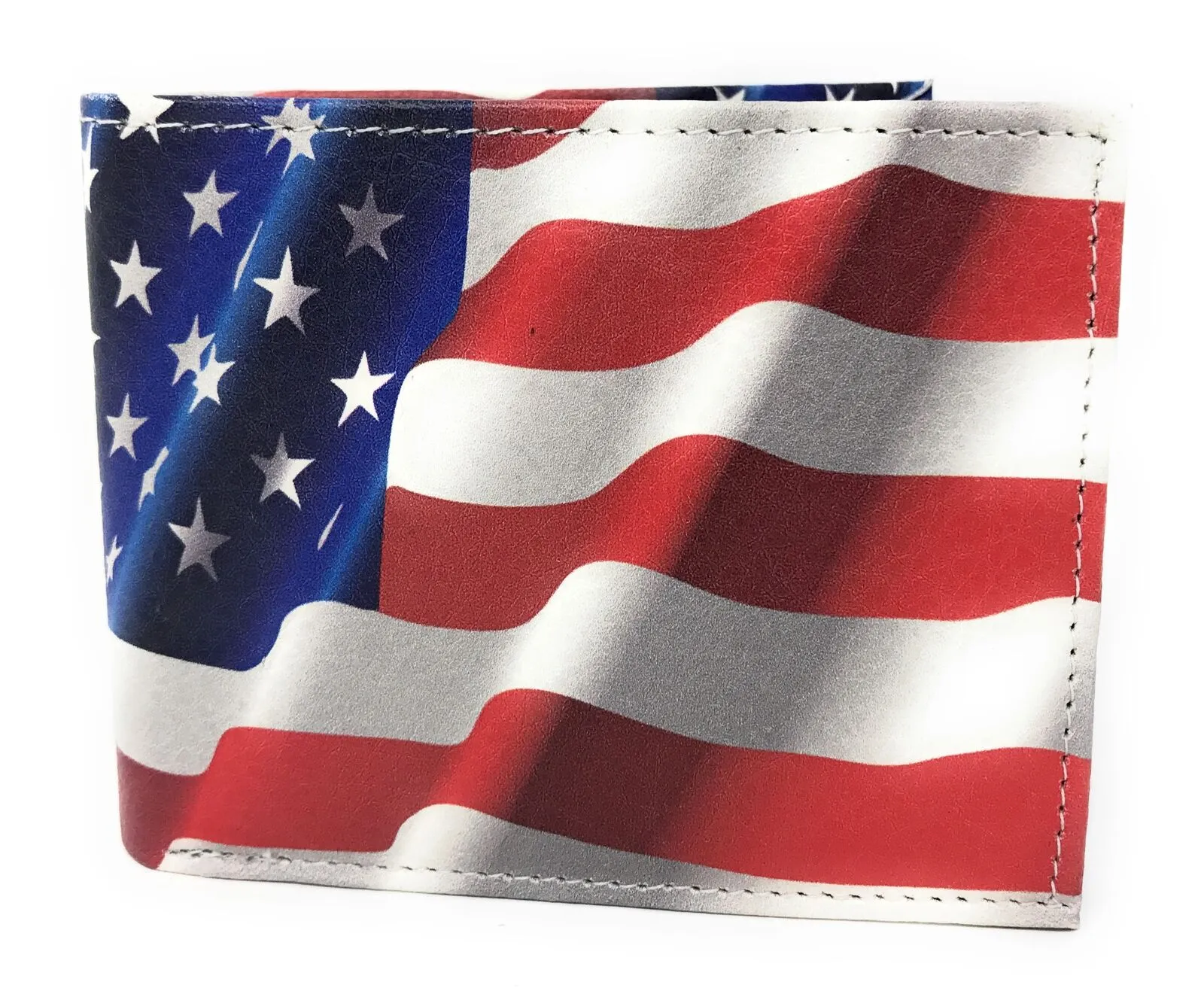 USA Patriotic Bifold Wallets In Gift Box Mens Womens Youth