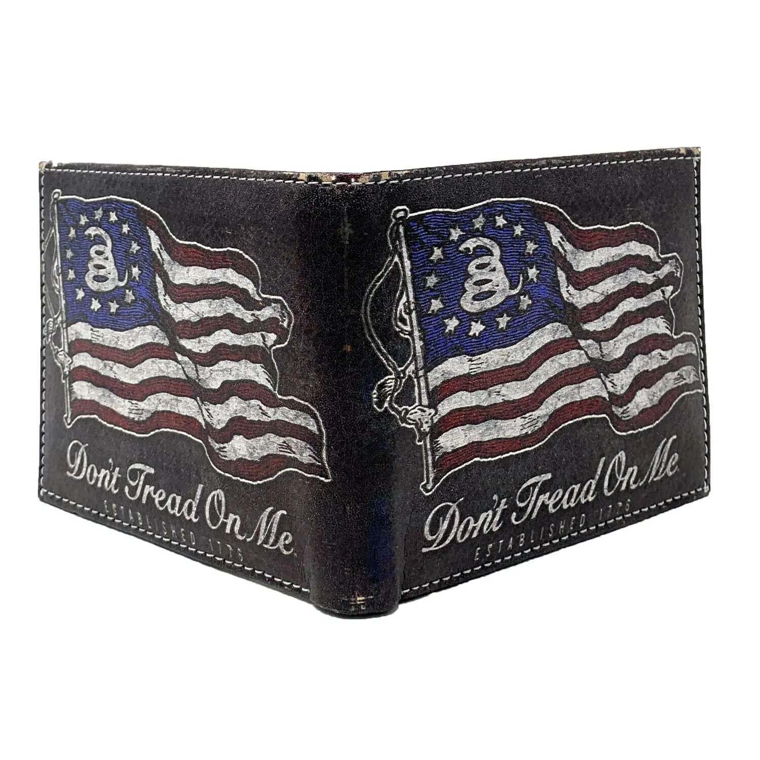 USA Patriotic Bifold Wallets In Gift Box Mens Womens Youth