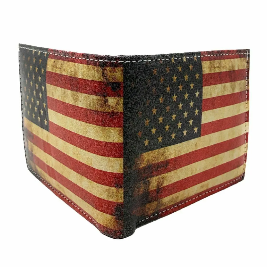 USA Patriotic Bifold Wallets In Gift Box Mens Womens Youth