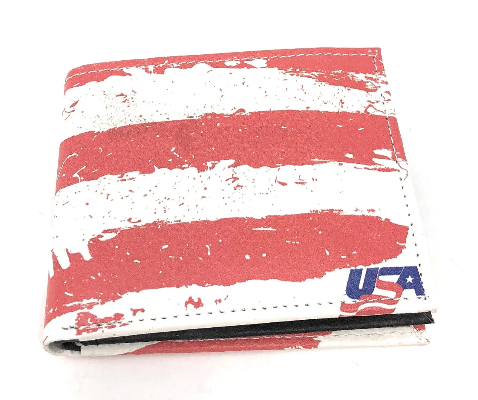 USA Patriotic Bifold Wallets In Gift Box Mens Womens Youth