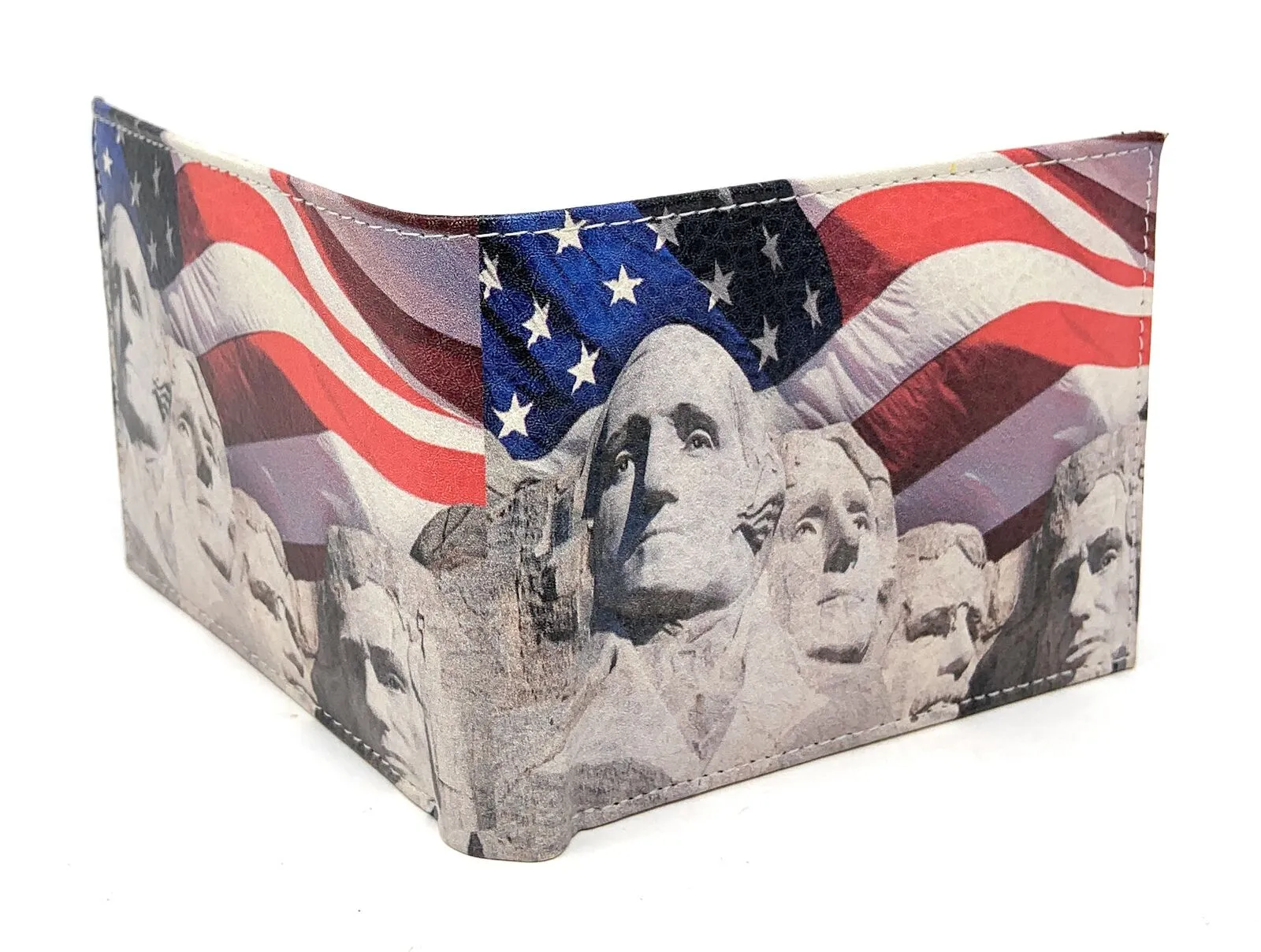 USA Patriotic Bifold Wallets In Gift Box Mens Womens Youth