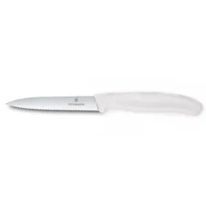 Victorinox White Serrated Pointed Knife 4" 1pc