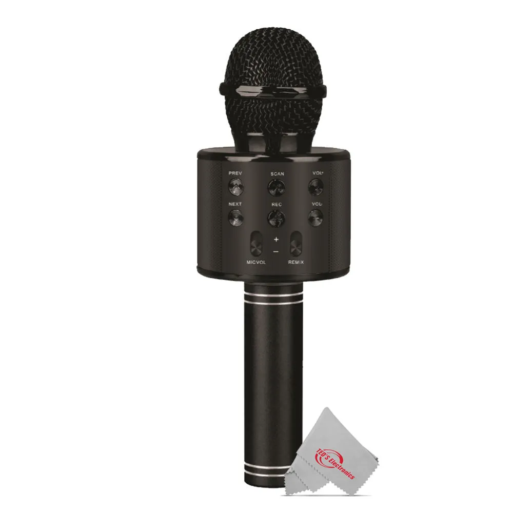 Vivitar Wireless Bluetooth Karaoke Microphone USB Powered High Quality Sound for Wireless Speaker, Voice Recorder and Loudspeaker