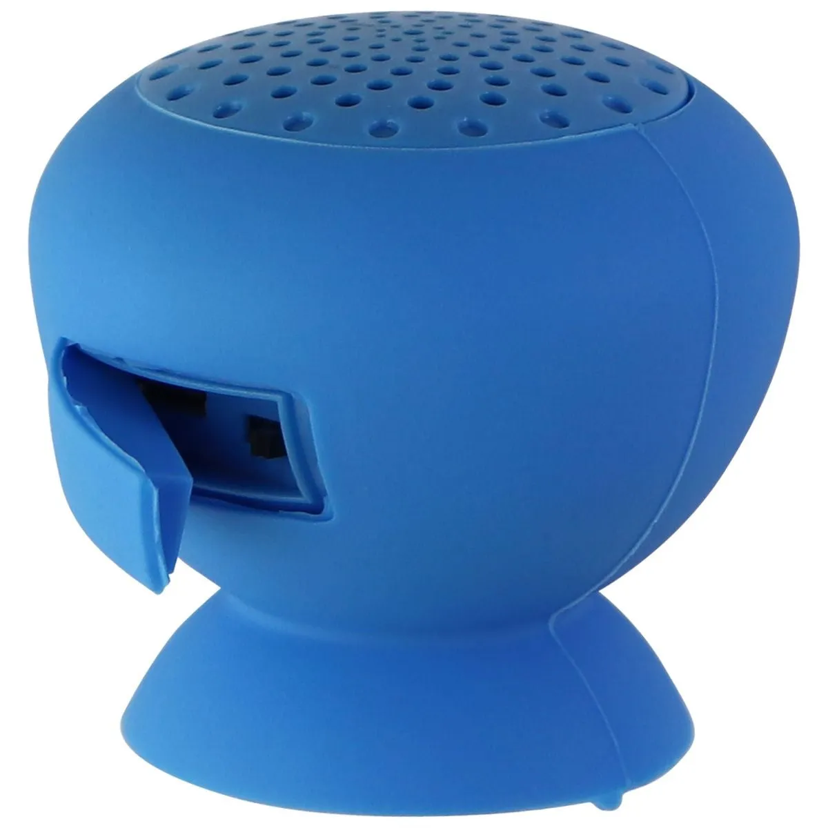 Waterproof IPX4 Wireless Shower Speaker with Built-in Microphone - Blue