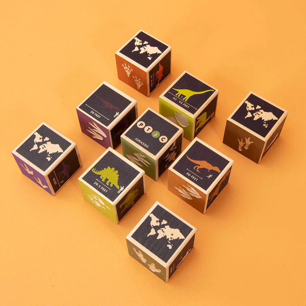 Wooden Dinosaur Blocks