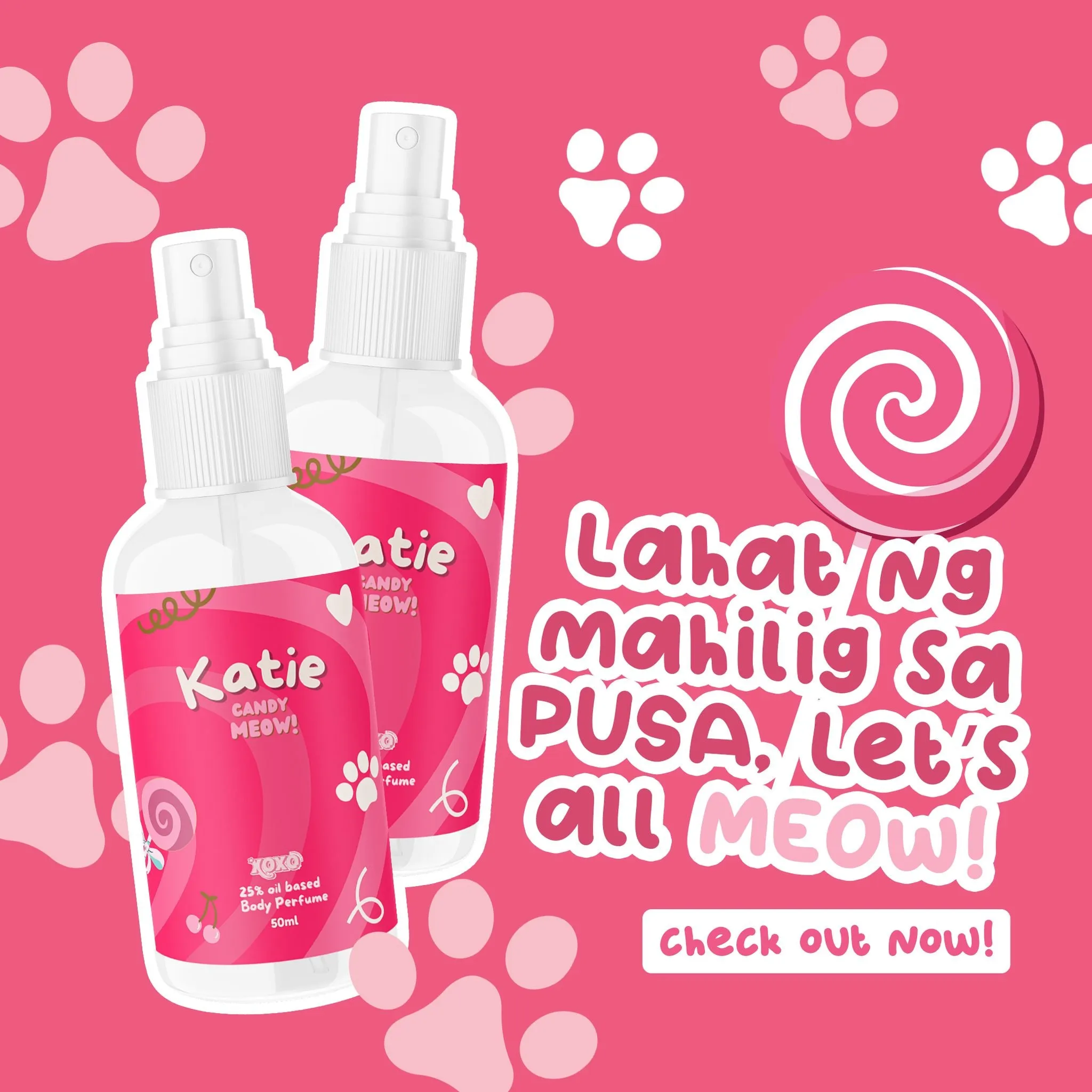 Xoxo Cosmetics  Inspired Perfume - Katie Candy Meow