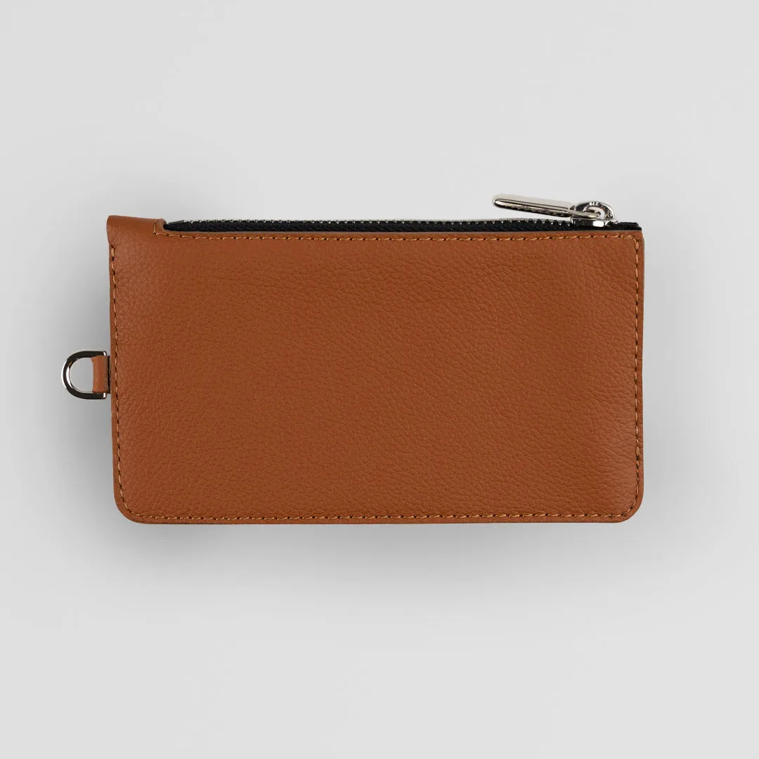 Zip Pouch Wallet (Brown)